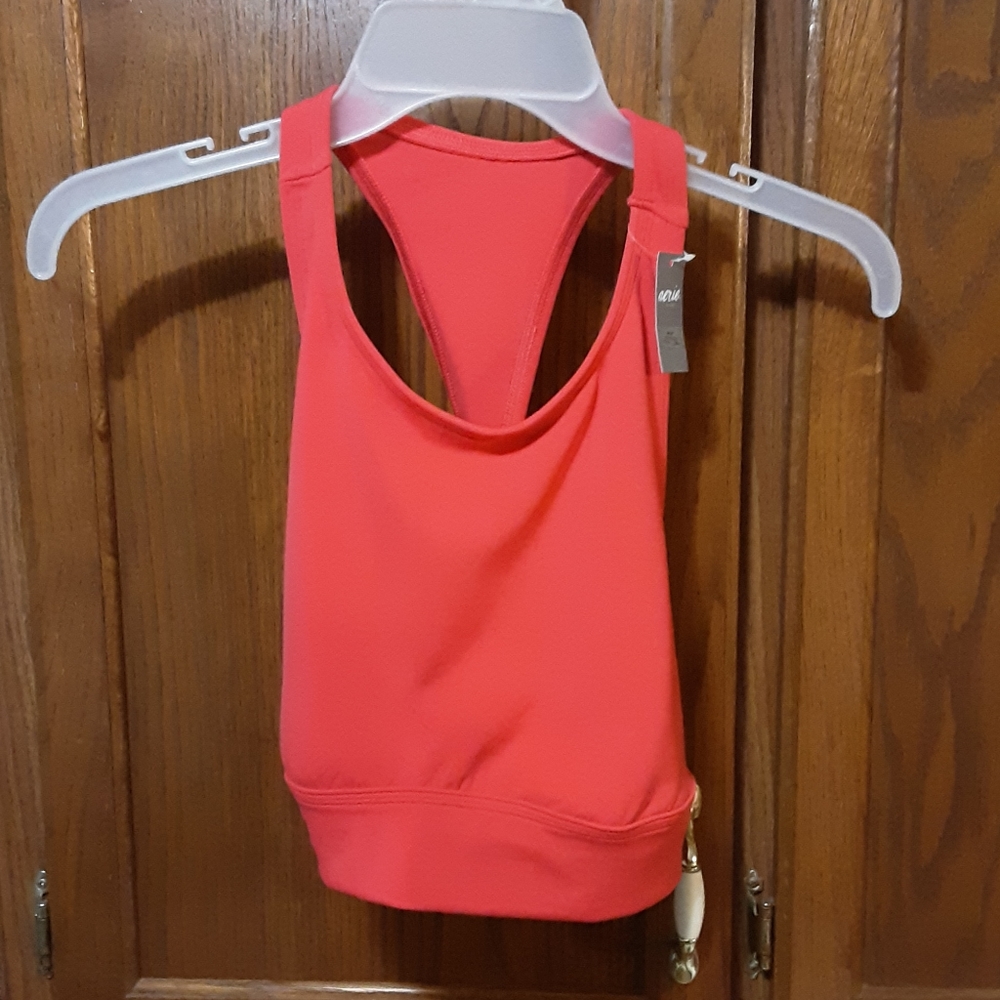 aerie size large salmon orange sports bra new